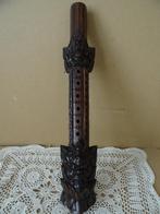 Indonesische ringfluit bandfluit Bali houtsnijwerk 34cm 1960, Ophalen of Verzenden
