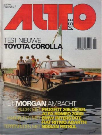 Autovisie 15 1983 : Fiat Ritmo Abarth 130TC - BMW 323i Turbo beschikbaar voor biedingen