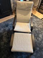 IKEA Fauteuil met Voetenbank, Huis en Inrichting, Fauteuils, Ophalen, 75 tot 100 cm, Zo goed als nieuw, 50 tot 75 cm