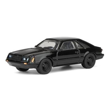 1979 Ford Mustang van Greenlight 1/64 Black Bandit beschikbaar voor biedingen