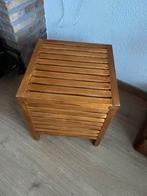 Bijzet tafeltje met opbergruimte, Huis en Inrichting, Woonaccessoires | Kisten, Ophalen of Verzenden, Zo goed als nieuw, 50 tot 100 cm