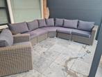 5 delige wicker hoek loungeset bank plus wicker loungestoel, Tuin en Terras, Tuinbanken, Ophalen, Zo goed als nieuw, Wicker