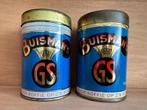 Vintage bewaarblikken Buisman's GS, Ophalen of Verzenden, Gebruikt, Koffie, Overige merken