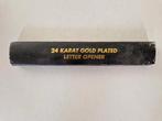 Vergulde gold plated briefopener, Ophalen of Verzenden