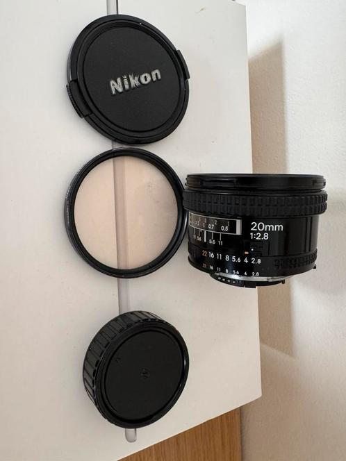 Nikon af 20mm 2.8 prachtige lens, Audio, Tv en Foto, Fotografie | Filters, Gebruikt, UV-filter, 60 tot 70 mm, Hama, Ophalen of Verzenden