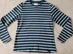 Groen/ wit gestreepte longsleeve mt.l merk distrikt zgan, Maat 52/54 (L), Ophalen of Verzenden, Zo goed als nieuw, Distrikt Nørrebro