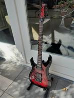 Schecter Omen Elite-6 FR LINKSHANDIG Black Cherry Burst, Muziek en Instrumenten, Ophalen, Zo goed als nieuw, Solid body, Overige merken