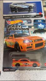 Hot wheels premium fast and furious nissan/toyota, Hobby en Vrije tijd, Modelauto's | Overige schalen, Ophalen of Verzenden, Zo goed als nieuw