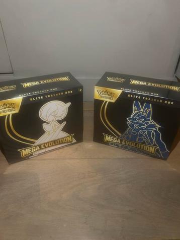 2x Mega Evolution Elite Trainer Box (Gardevoir & Lucario) beschikbaar voor biedingen