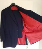 Kostuum donker blauw.wol. Maat 56/, Ophalen of Verzenden, Zo goed als nieuw, Maat 56/58 (XL), Blauw
