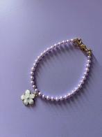 Lila bloemen armbandje, Overige materialen, Verzenden, Paars, Nieuw