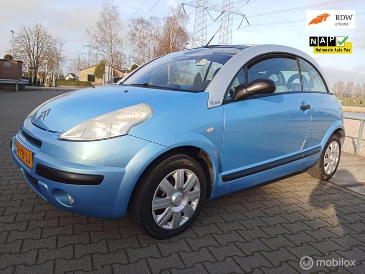 Citroen C3 Pluriel 1.6i-16V/automaat/airco/apk/cabrio, Auto's, Citroën, Bedrijf, Te koop, C3, ABS, Airbags, Airconditioning, Alarm