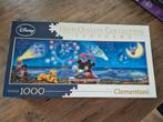 Clementoni Mickey en Minnie Panorama Puzzel 1000 stukjes, Verzenden, Zo goed als nieuw
