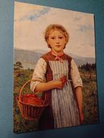 Kunstkaart Albert Anker Fillitte Aux Fraises, Ophalen of Verzenden, 1980 tot heden, Ongelopen, Cultuur en Media