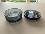 iittala Kastehelmi schaal met deksel (donkergrijs), Huis en Inrichting, Keuken | Servies, Nieuw, Ophalen of Verzenden, Overige stijlen