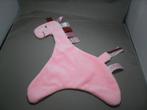 funnies paard/giraf doekje labels roze velours en gestikte, Ophalen of Verzenden, Nieuw, Overige typen