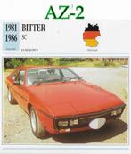 Az2 autokaart bitter sc ( 1981 - 1986 ), Ophalen of Verzenden, Zo goed als nieuw, Auto's