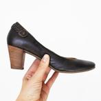 Mooie Leren Via Vai Pumps - s5 (Maat 37) € 45,-, Kleding | Dames, Schoenen, Via Vai, Pumps, Zwart, Ophalen of Verzenden