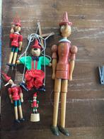 Verzameling Pinokkio houten poppen, Ophalen of Verzenden