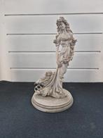 Beeld art nouveau marmer natuursteen, Antiek en Kunst, Kunst | Beelden en Houtsnijwerken, Ophalen of Verzenden