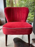Dutchbone cocktailstoel fauteuil, rood, Ophalen, Stof