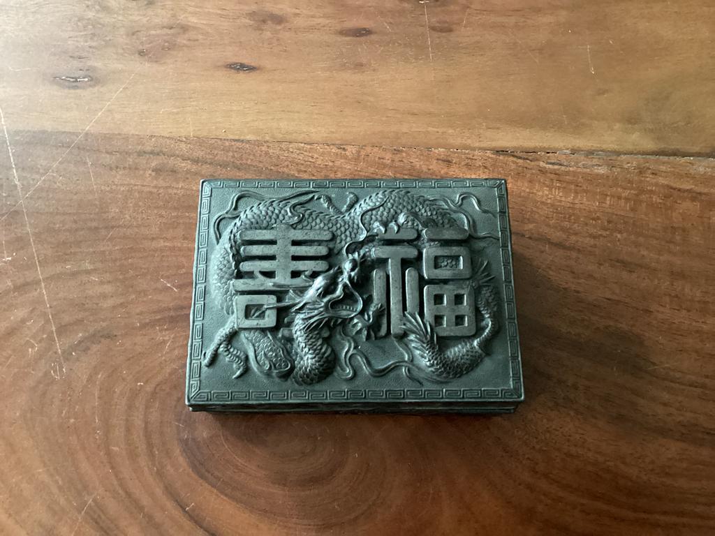 Antieke Chinese draak trinket box, Ophalen of Verzenden