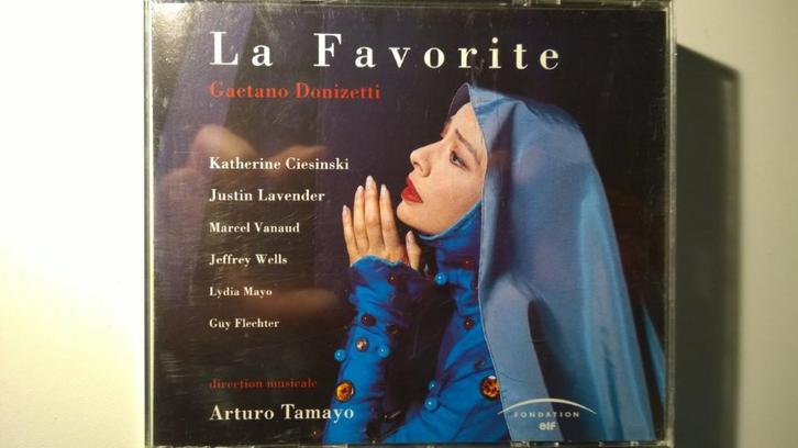 Gaetano Donizetti - La Favorite, Cd's en Dvd's, Cd's | Klassiek, Zo goed als nieuw, Opera of Operette, Modernisme tot heden, Ophalen of Verzenden