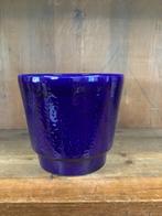 prachtige blauwe vintage bloempot West Germany,, Ophalen of Verzenden