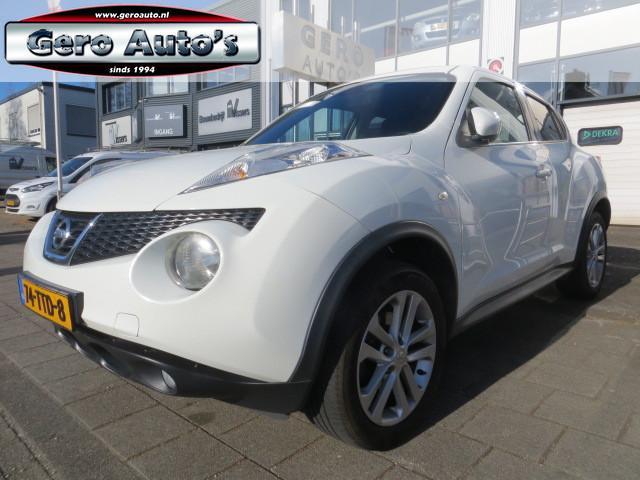 Nissan Juke 1.6 DIG-T Tekna 191 pk leder etc (bj 2012), Auto's, Nissan, Bedrijf, Te koop, Juke, ABS, Achteruitrijcamera, Airbags