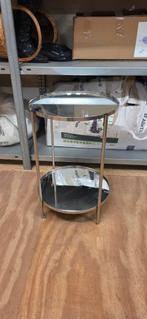 Spiegel tafel, Minder dan 55 cm, Rond, Zo goed als nieuw, Ophalen
