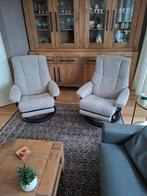 Set Stressless Mayfair Medium Power leg + accu, Huis en Inrichting, Fauteuils, Minder dan 75 cm, Ophalen of Verzenden, Zo goed als nieuw
