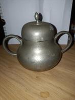 Tinnen suikerpot, Antiek en Kunst, Antiek | Tin, Ophalen of Verzenden