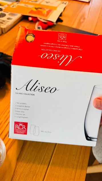 Loodkristal Glazen Set RCR Italië beschikbaar voor biedingen