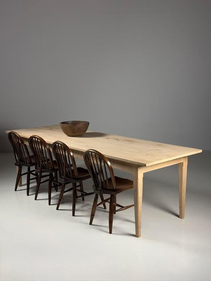 Franse eettafel eiken 260cm, Antiek en Kunst, Antiek | Meubels | Tafels, Ophalen