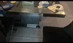 Spiegel tafel, Huis en Inrichting, Tafels | Eettafels, Ophalen, Rechthoekig, Glas, 50 tot 100 cm