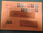Duitse Reich  grote enveloppe  met leuke frankering, Postzegels en Munten, Brieven en Enveloppen | Buitenland, Envelop, Ophalen of Verzenden