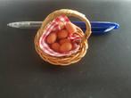 Mini Eierenmandje voor Kleine Keuken, Ophalen, Mand, Rond, Zo goed als nieuw