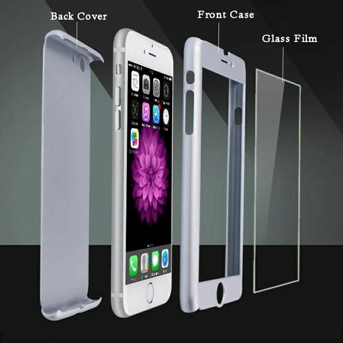 Te koop iphone 7 nieuwe 360 case met tempered glas  7       , Telecommunicatie, Mobiele telefoons | Hoesjes en Frontjes | Apple iPhone