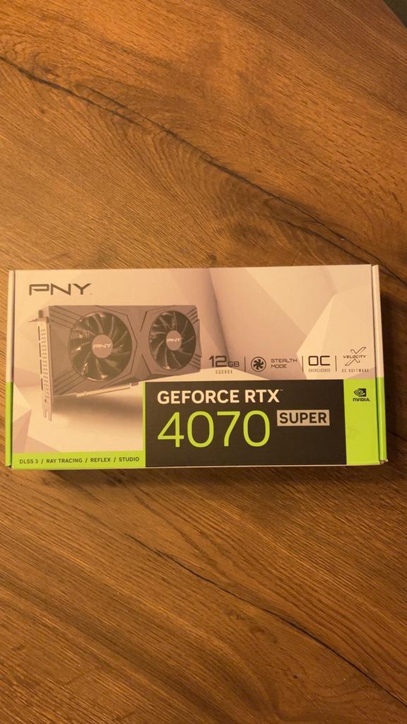 NVIDIA RTX 4070 SUPER PNY 12GB videokaart, Computers en Software, Videokaarten, Zo goed als nieuw, PCI-Express 4.0, GDDR6, HDMI