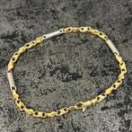 14k gouden armband massief monte carlo schakel, Sieraden, Tassen en Uiterlijk, Armbanden, Ophalen of Verzenden, Nieuw, Goud