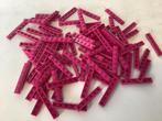 Lego plaat 1x6 magenta, Ophalen of Verzenden, Gebruikt, Losse stenen, Lego