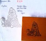 Diversen 584 Houten stempel, Ophalen of Verzenden, Zo goed als nieuw, Houten stempel