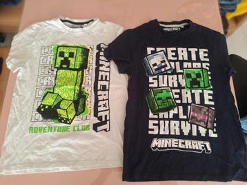 Minecraft shirts 158 beschikbaar voor biedingen