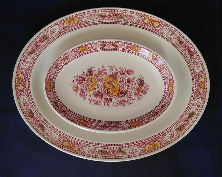 Ridgway (Staffordshire) Canterbury - twee ovale schalen, Antiek en Kunst, Antiek | Servies los, Ophalen of Verzenden