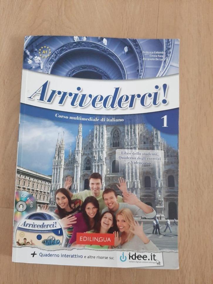 Arrivederci! 1 + cd audio, Boeken, Studieboeken en Cursussen, Zo goed als nieuw, Niet van toepassing, Alpha, Ophalen of Verzenden