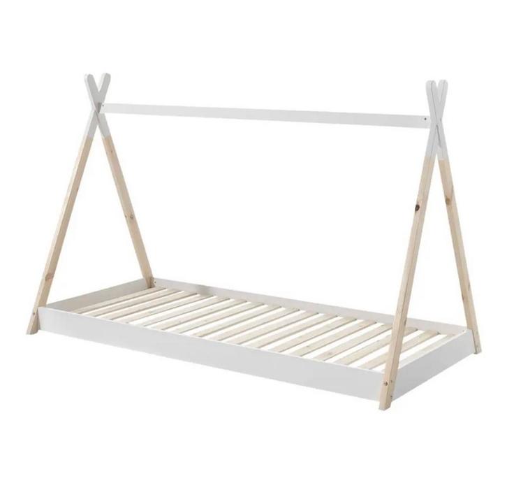Peuterbed (70x140) incl. matras én beddengoed, Kinderen en Baby's, Kinderkamer | Bedden, Zo goed als nieuw, 140 tot 160 cm, 70 tot 85 cm