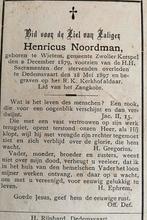 Henricus Noordman Wietum Gem Zwoller-Kerspel, Verzamelen, Ophalen of Verzenden