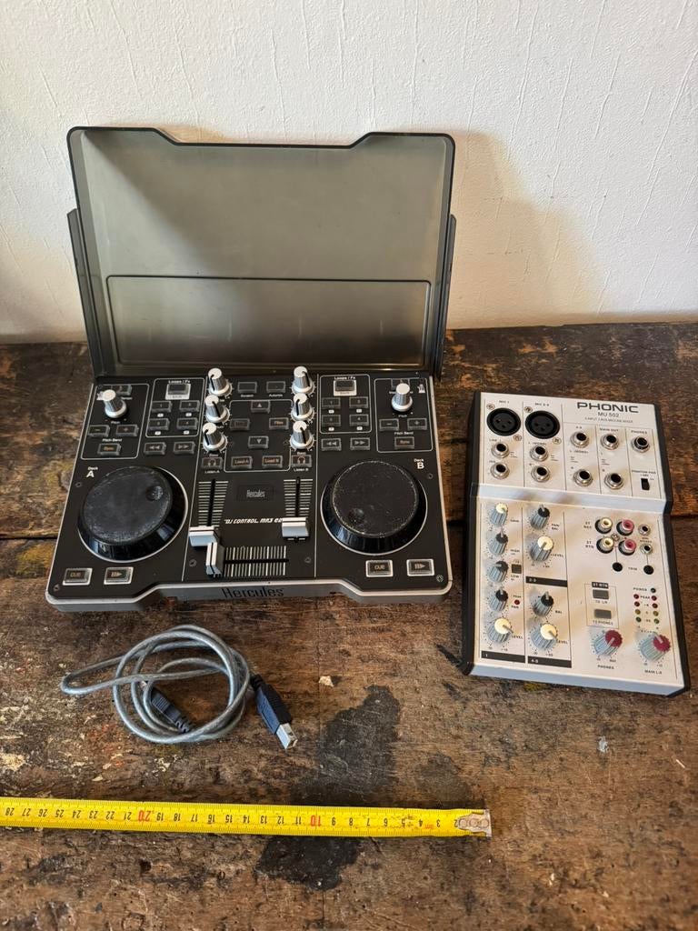 Kleine mp3 dj set en extra losse mixer, Ophalen of Verzenden, Zo goed als nieuw, Overige merken