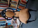 Antiek brocant breistoeltje, Huis en Inrichting, Stoelen, Ophalen of Verzenden, Gebruikt, Bruin, Eén
