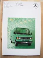 Mercedes Brochure 1982 207 208 307 308 310 407 409 D 410, Ophalen, Mercedes, Zo goed als nieuw, Mercedes-Benz